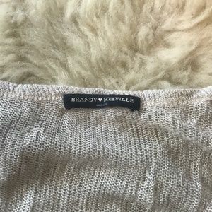 Loose Knit Brandy Melville Henley Long Sleeve